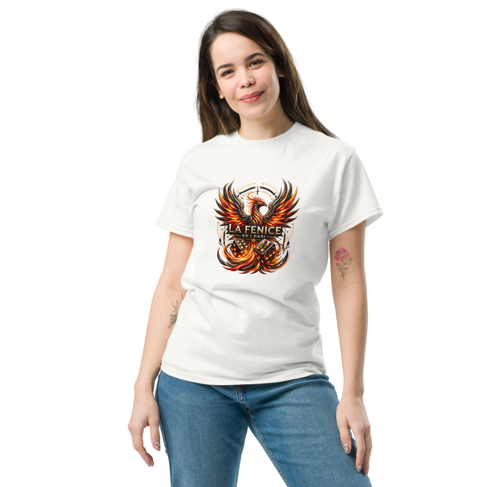 T-shirt Fenice di Fuoco bianca, foto 4