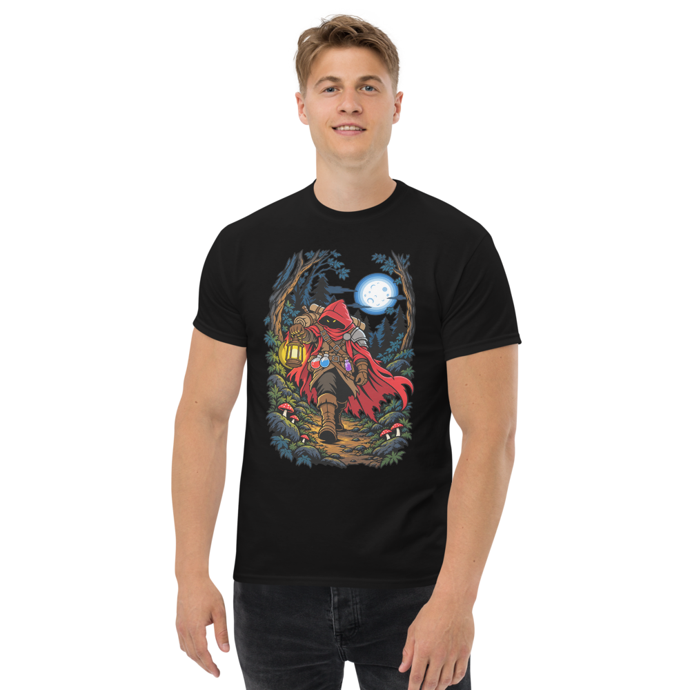 T-shirt Viandante Notturno nera, foto 3